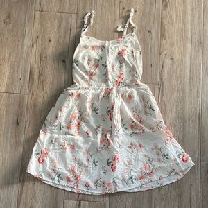 Garage White Floral Sundress